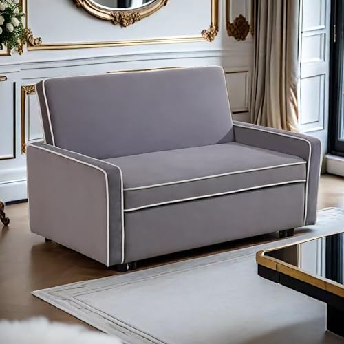 SumKea 3-in-1 Sleeper Loveseat Sofa Bed - Grey