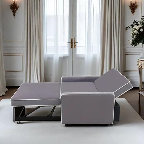 SumKea 3-in-1 Sleeper Loveseat Sofa Bed - Grey