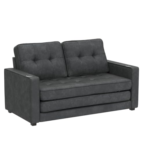 VINGLI 64" Full Size Convertible Futon Sofa