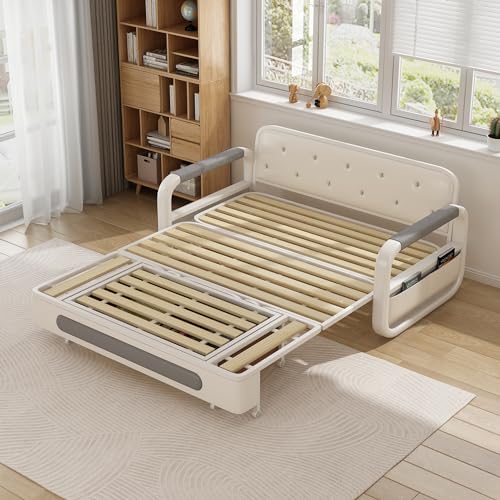 Modern Convertible Sofa Bed with Adjustable Backrest
