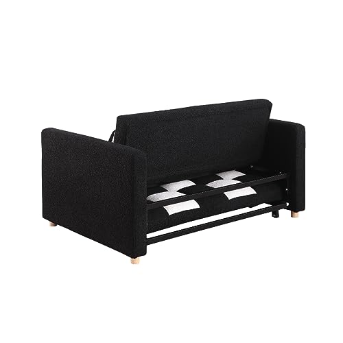VITOVMA Twin Sleeper Sofa Loveseat with Pillows