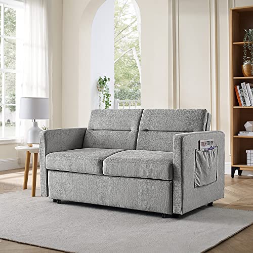 Antetek 3-in-1 Convertible Love Seat Sofa Bed