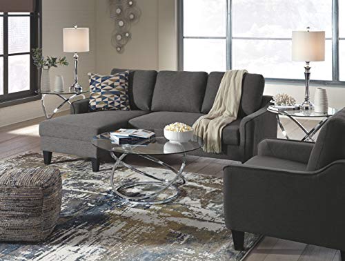 Jarreau Modern Gray Sectional Sleeper Sofa