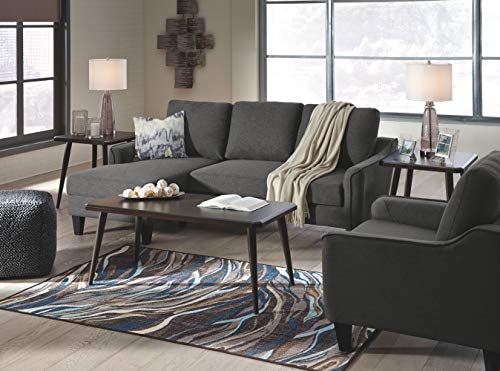 Jarreau Modern Gray Sectional Sleeper Sofa