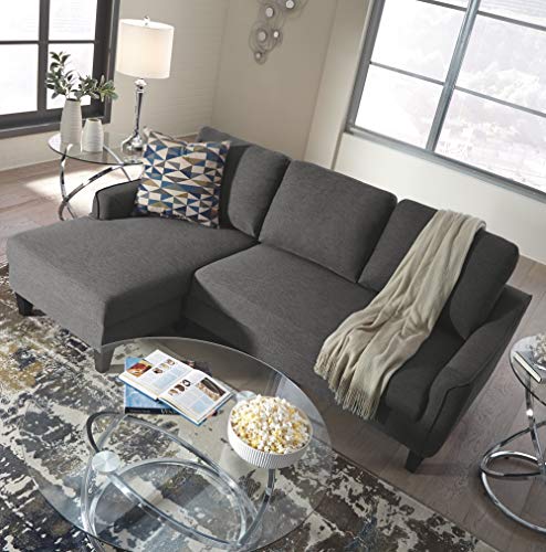 Jarreau Modern Gray Sectional Sleeper Sofa
