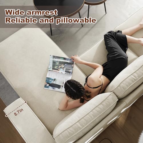 Beige Componible Sectional Sofa by Coosleep Home