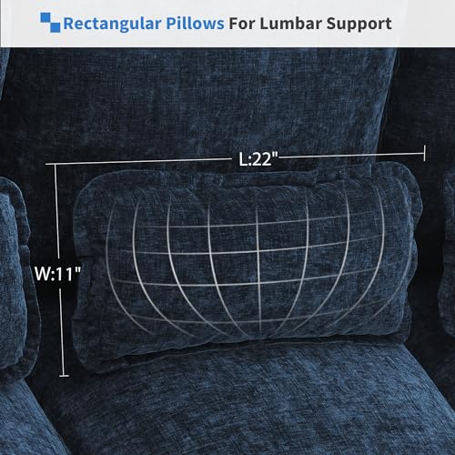 Modular 6-Seater Chenille Cloud Sectional Sofa