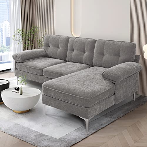 Modern L-Shaped Sectional Sofa with Chaise
