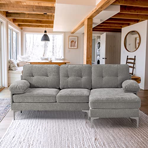 Modern L-Shaped Sectional Sofa with Chaise