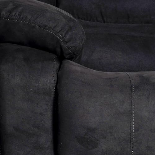 Gray 3-Piece Oversized Reclining Sofa Set