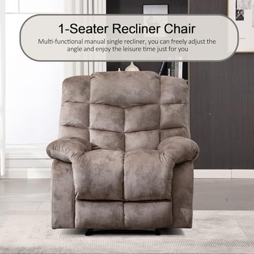 CANMOV Light Brown Manual Reclining Sofa Set