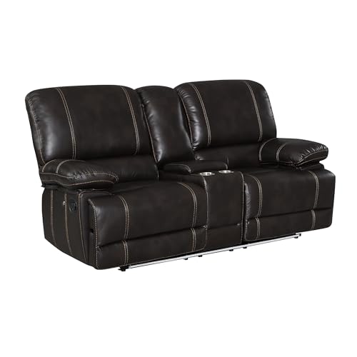 Reclining Loveseat with Cup Holders and Storage