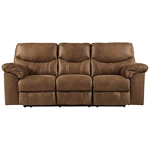 Ashley Boxberg Reclining Sofa in Bark Finish