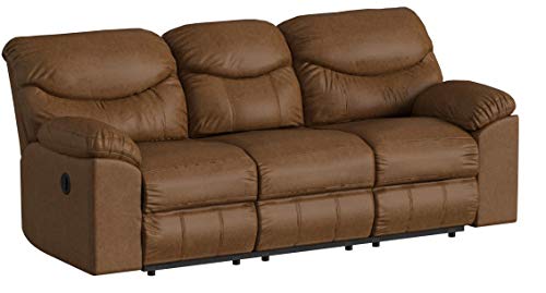 Ashley Boxberg Reclining Sofa in Bark Finish