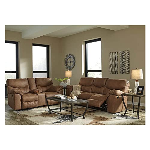 Ashley Boxberg Reclining Sofa in Bark Finish
