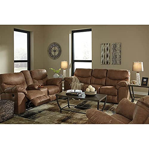 Ashley Boxberg Reclining Sofa in Bark Finish