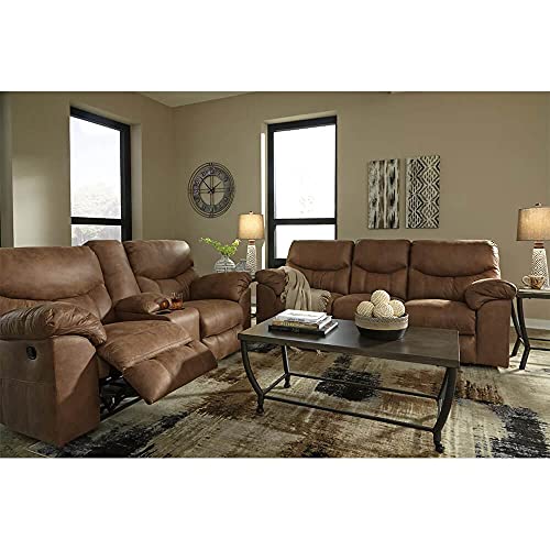 Ashley Boxberg Reclining Sofa in Bark Finish