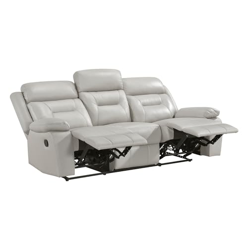 Light Grey Lexicon Recliner Sofa for Living Room