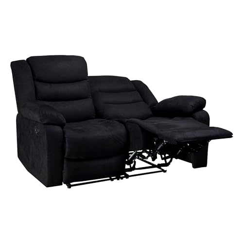 Modern Black Modular Sofa Set for Living Room