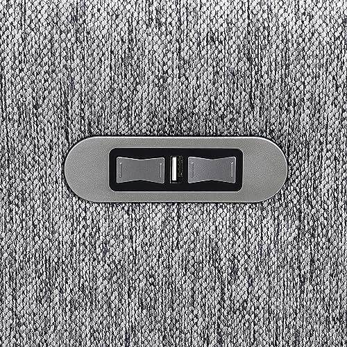 JURMALYN Modular L-Shaped Reclining Sofa with USB