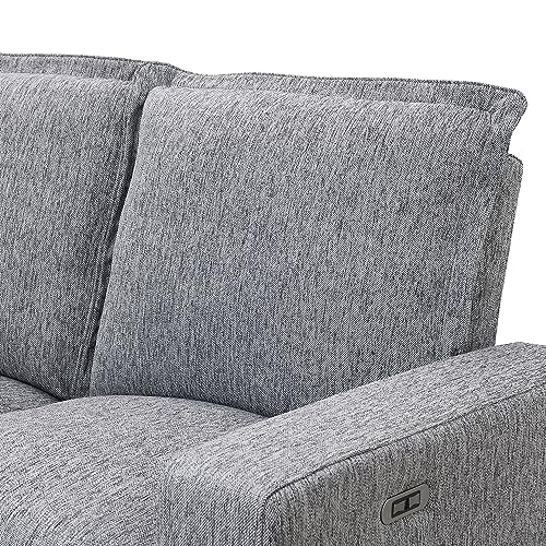 JURMALYN Modular L-Shaped Reclining Sofa with USB