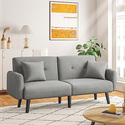 Vesgantti Convertible Futon Sofa Bed - Ash Blue