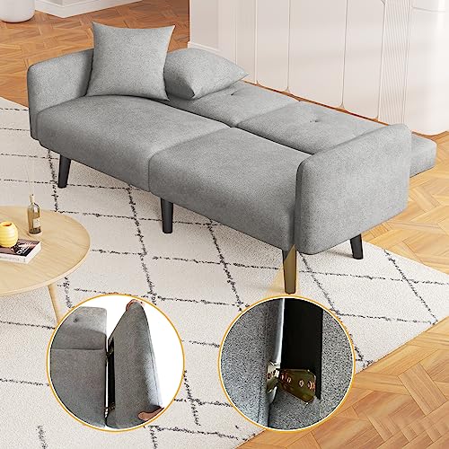 Vesgantti Convertible Futon Sofa Bed - Ash Blue