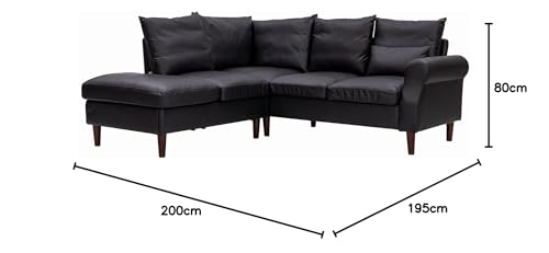 Panana 5-Seat L-Shaped Sectional Sofa with USB