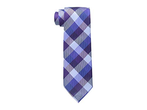 Tommy Hilfiger Men's Purple Buffalo Tartan Neckties