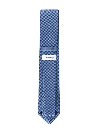 Calvin Klein Men's Slate Blue Micro Solid A Tie