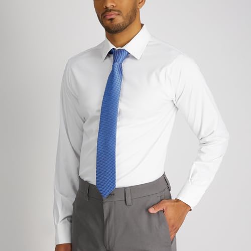 Calvin Klein Men's Slate Blue Micro Solid A Tie