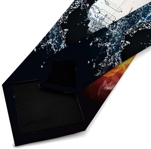 Cubirmin Men's Electric Guitars Novelty Necktie for Wedding