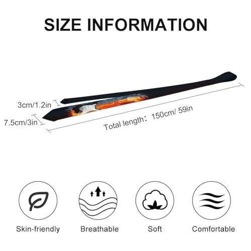 Cubirmin Men's Electric Guitars Novelty Necktie for Wedding