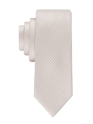 Calvin Klein Taupe Men's Micro Solid A Tie