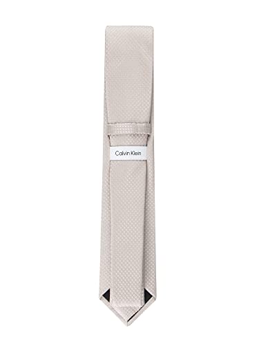 Calvin Klein Taupe Men's Micro Solid A Tie