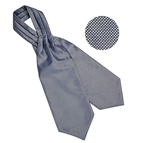 DiBanGu 4-Piece Jacquard Ascot Set for Men