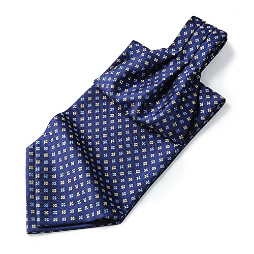 HISDERN Men's Formal Ascot Cravat Ties - Assorted