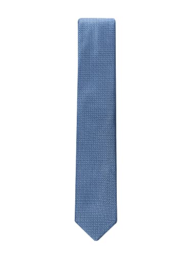 Calvin Klein Modern Gingham Tie, Sky Blue, Regular