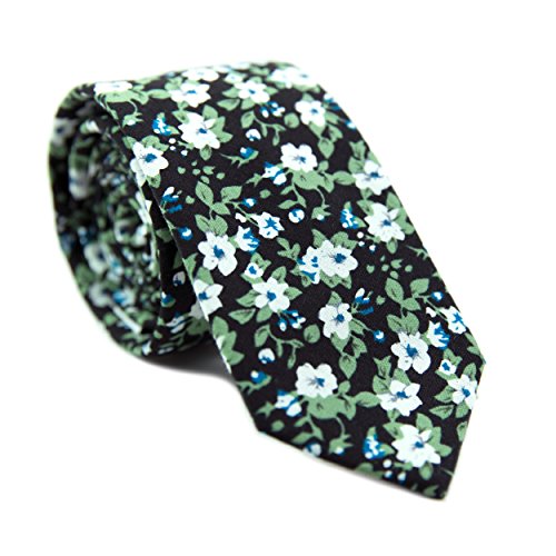 Floral Skinny Tie perfect for Weddings and Events