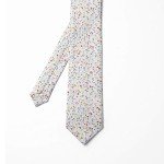 Spring Wildflowers Men’s Necktie, 3.7