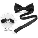Boy's Classic Adjustable Bow Tie for Weddings
