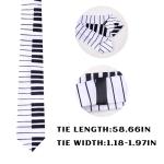 Men's Piano Tie - Perfect Gift for Music Lovers