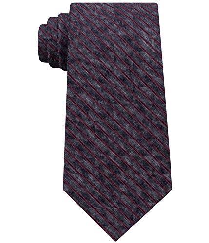 Michael Kors Grey Striped Self-tied Mens Necktie