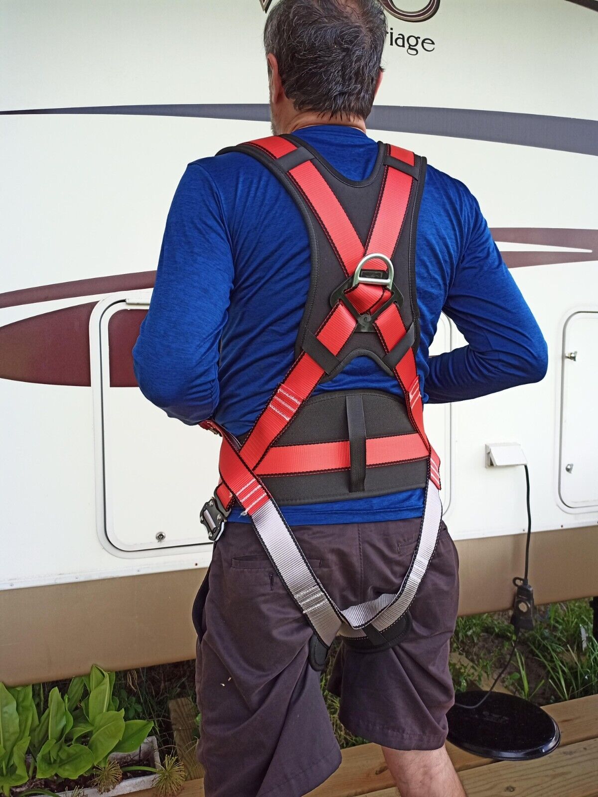 Paragliding Ground Handling Harness with Carabiners
