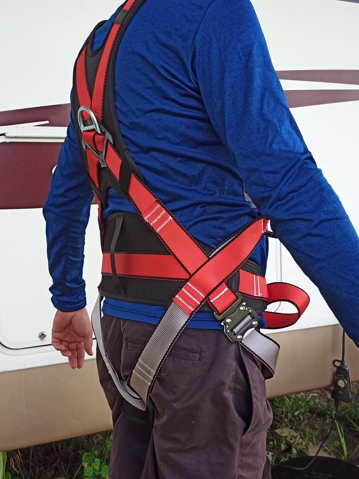 Paragliding Ground Handling Harness with Carabiners