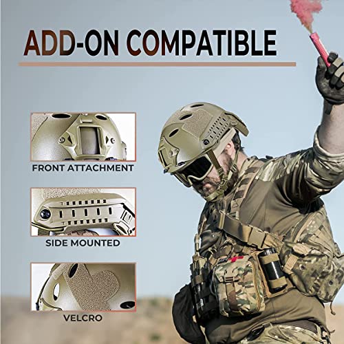 Tactical Military Helmet for Paragliding - Bump Army