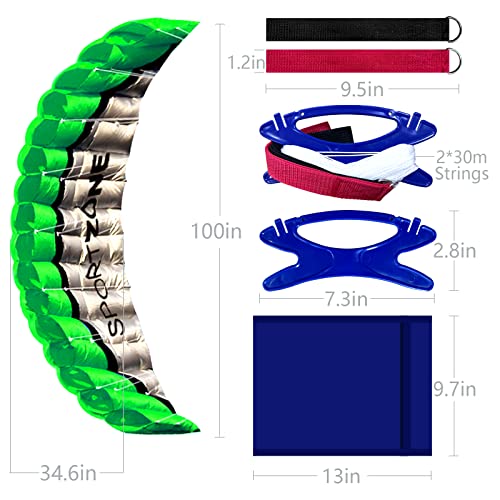 Hengda 2.5m Dual Line Parafoil Power Kite Kit