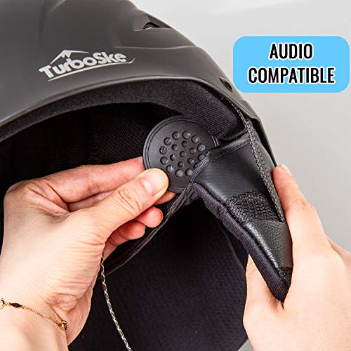 Black TurboSke Ski Helmet for Men, Women, and Youth