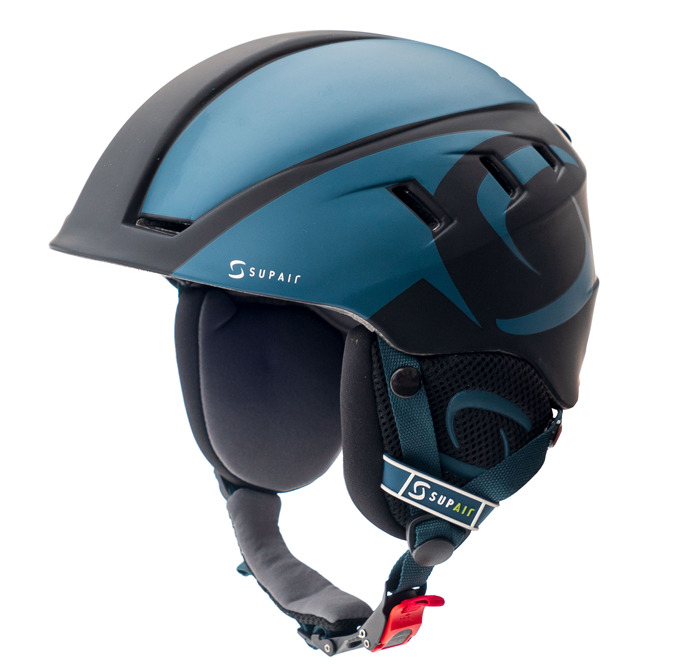 Supair Adjustable Size Helmet for Paragliding/Petrol Black