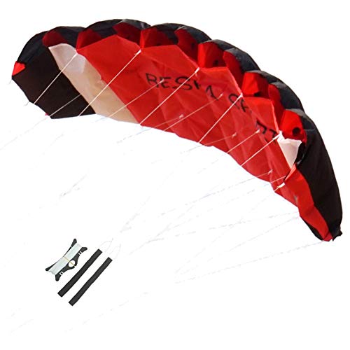 Besra 74" Dual Line Parachute Stunt Kite (Red)